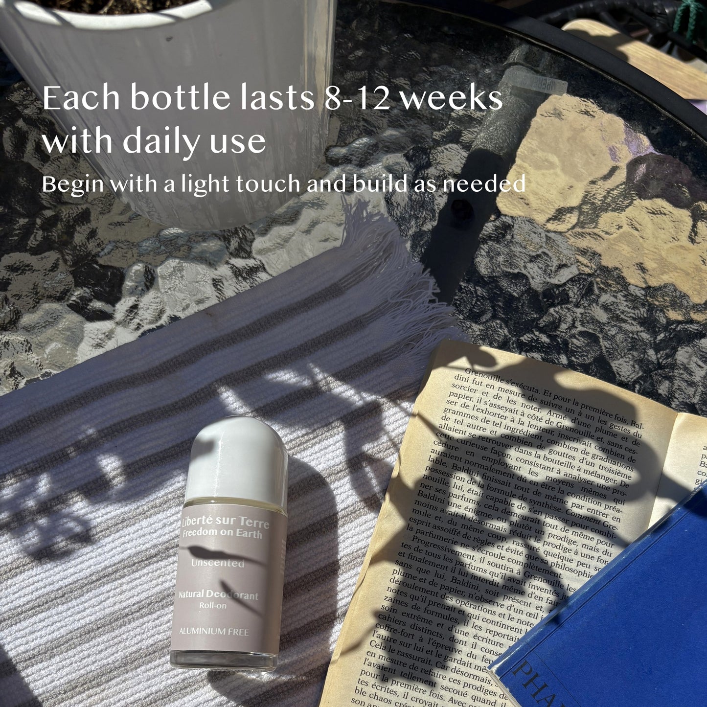 Unscented Natural Deodorant
