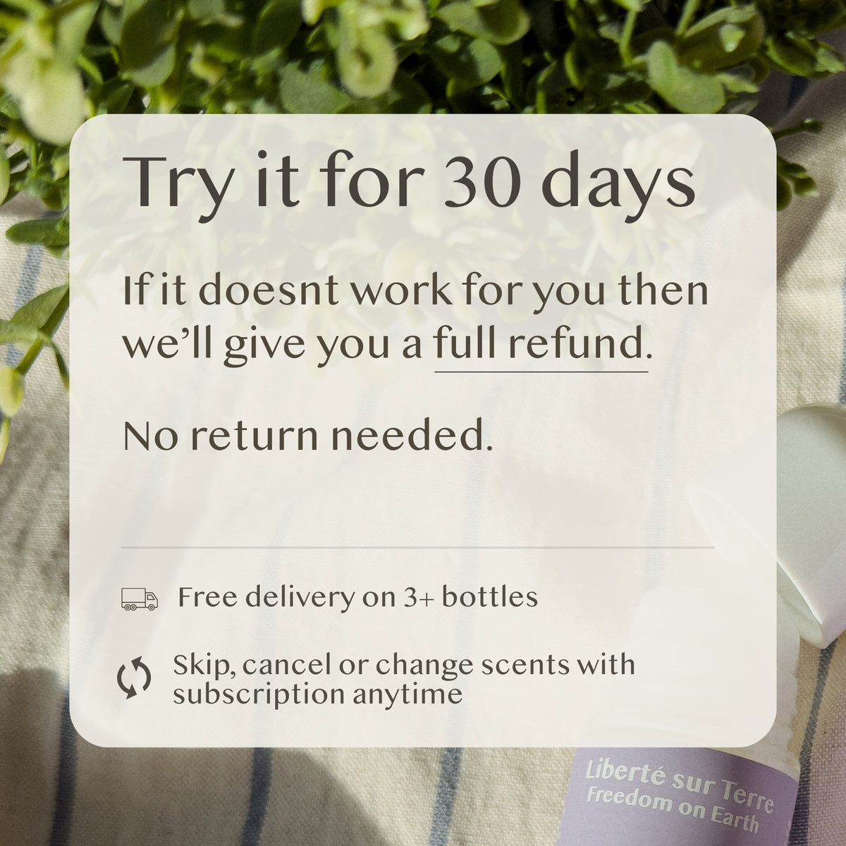 Freedom on Earth Natural Deodorant